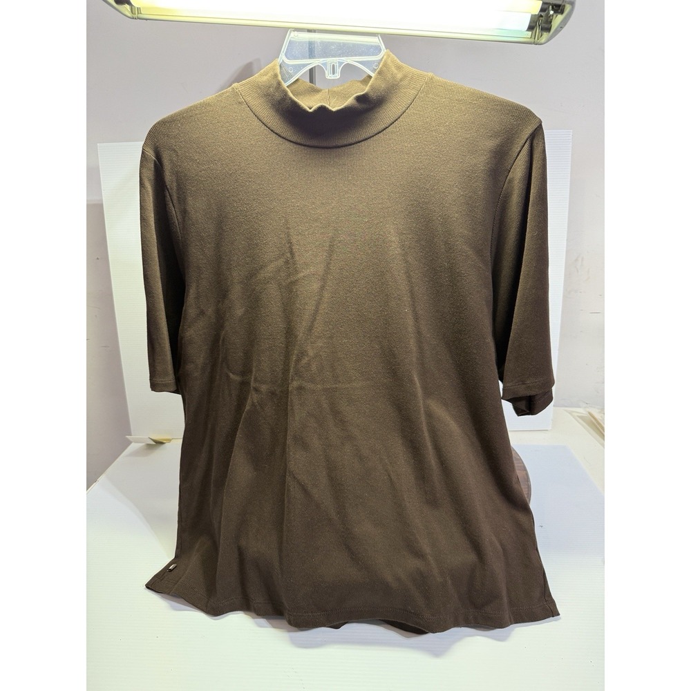 Ralph Lauren Mock Neck Sweater Brown Women's‎ Size 3x - Picture 2 of 6